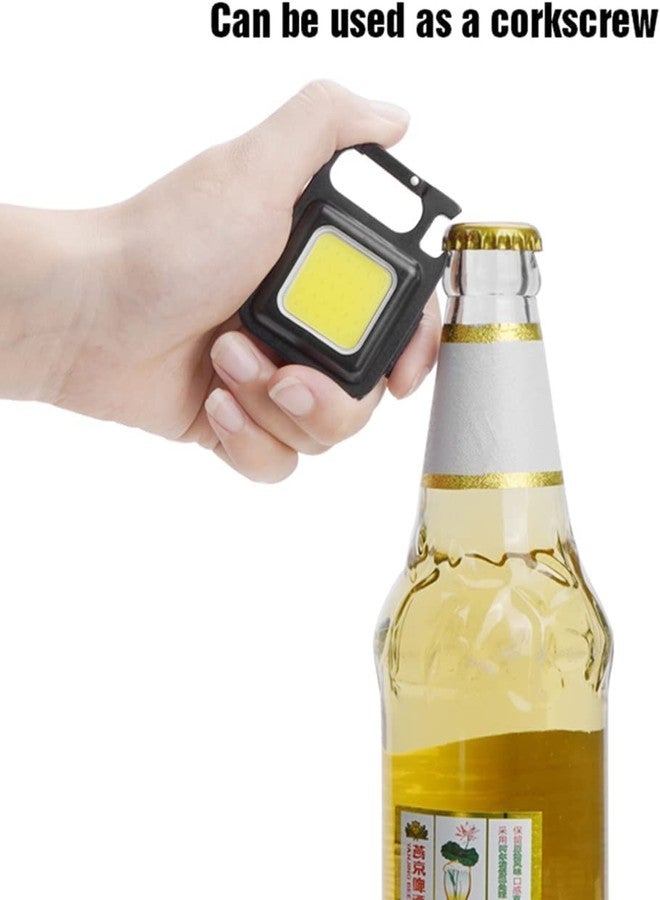 Wefly مصباح يدوي مغناطيسي صغير الحجم من Wefly بتقنية COB، قوي، 500 لومن عالي السطوع، قابل لإعادة الشحن، يُعلق في سلسلة المفاتيح، مصباح عمل مغناطيسي - Image 2